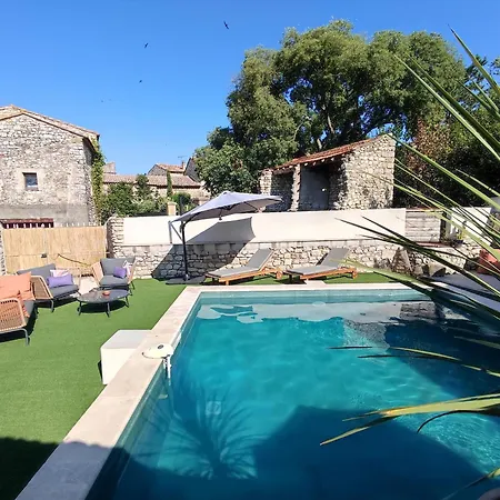 Charmante Maison Provençale Proche D'uzès Garrigues-et-Sainte-Eulalie